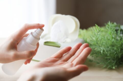 手の消毒