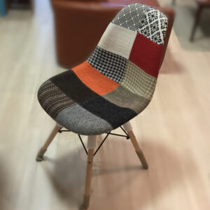 パッチワークチェアー肘なし